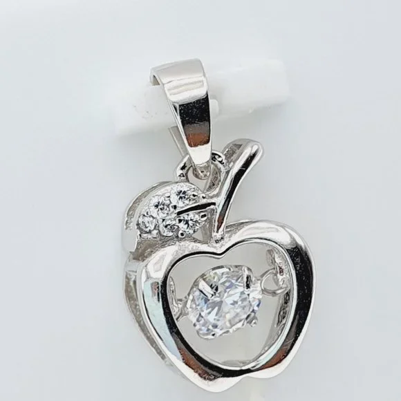 "#925 Sterling Silver Cubic Zircon Pendant for Women/Girls, US925P1123 - Picture 5 of 11